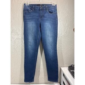 1822 Denim Jeans Womens Blue Adrianna‎ Jeans Skinny Ankle Mid Rise Stretch Sz 10